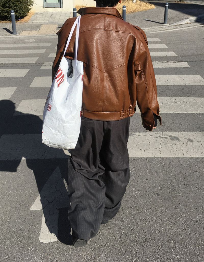 No.1623 high neck leather JK