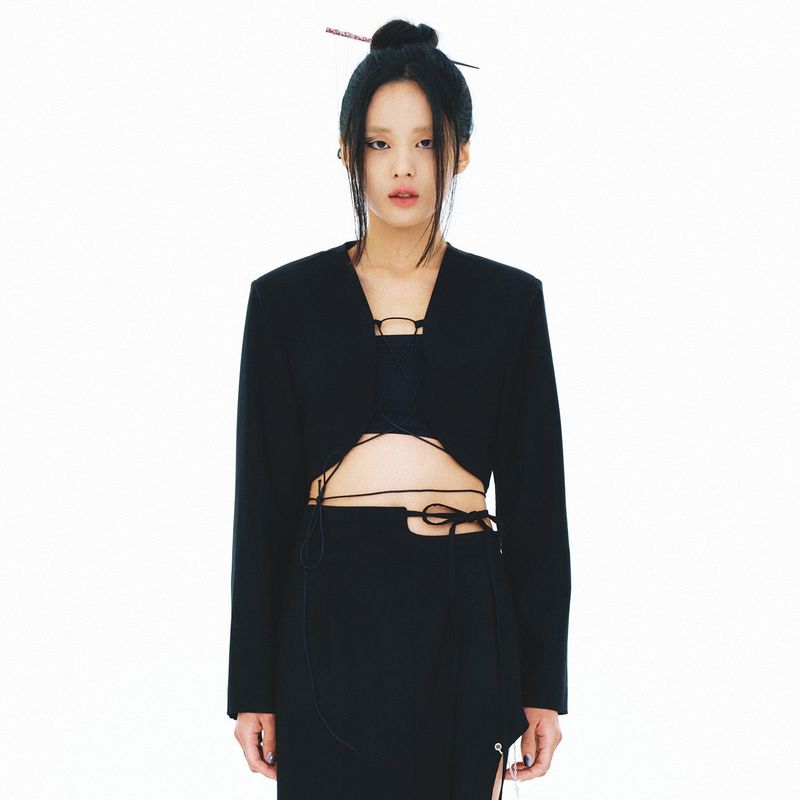Roseapple（ローズアップル）の「213-ROPE BOLERO JACKET（Jackets/Outerwear）」