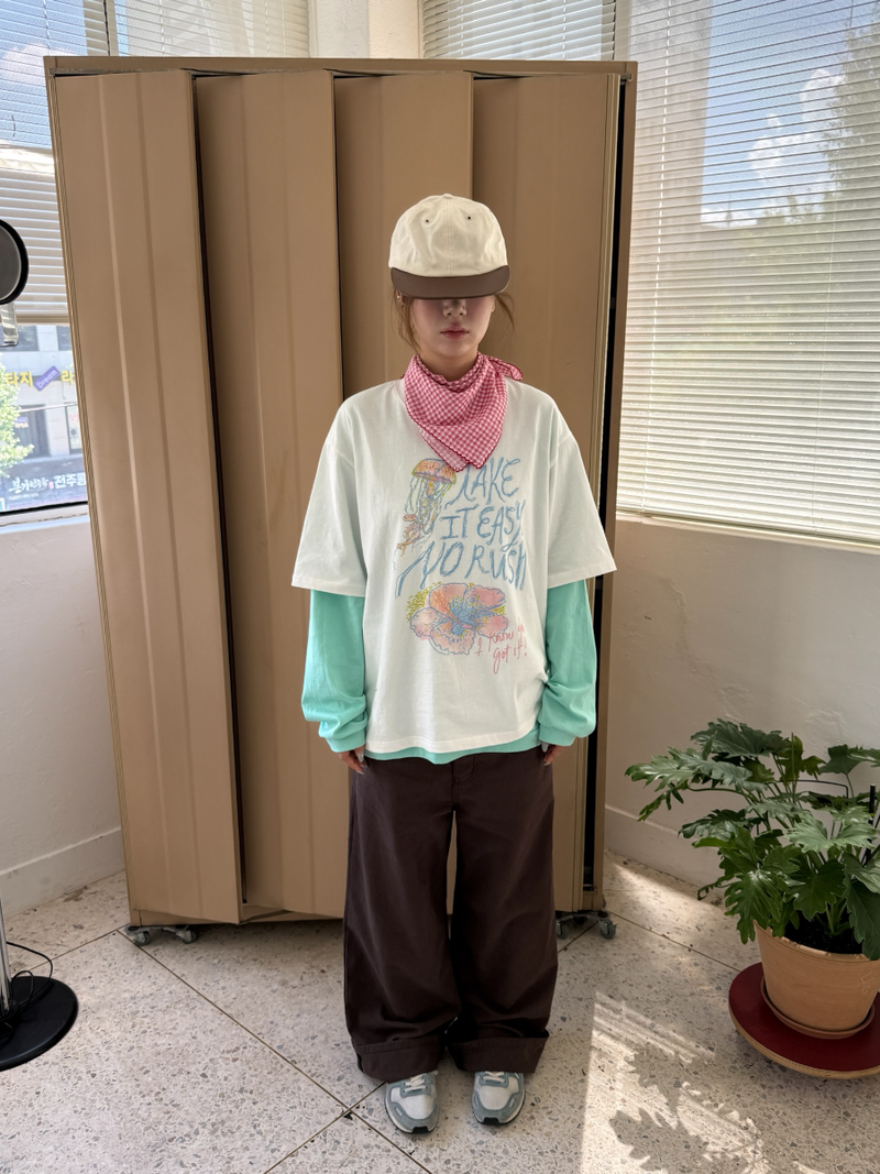 woody cotton wide pants