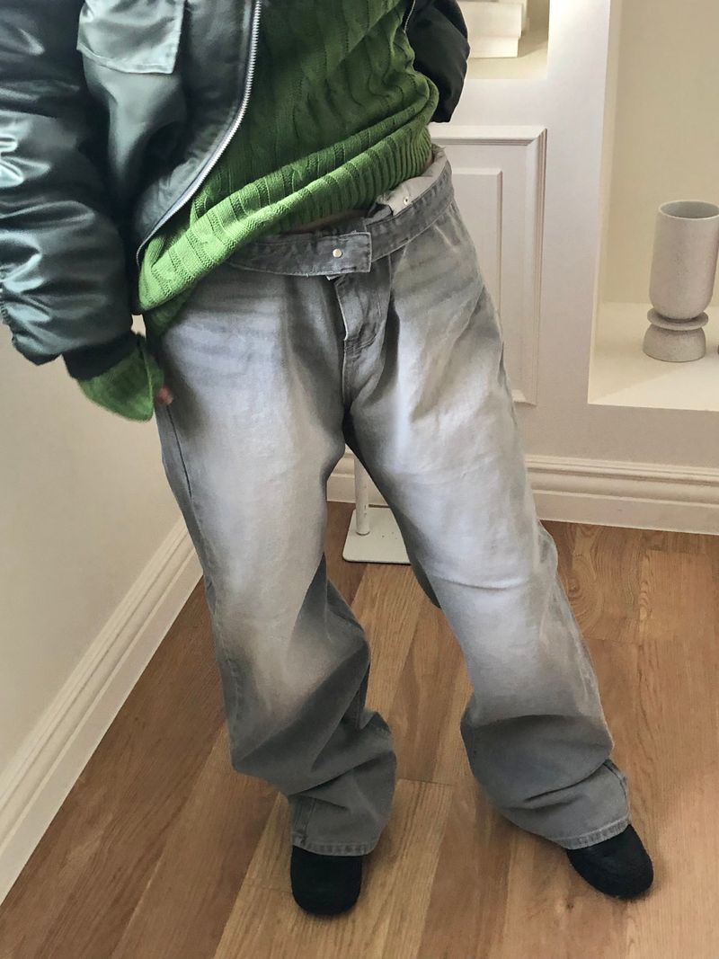 Canis gray denim pants
