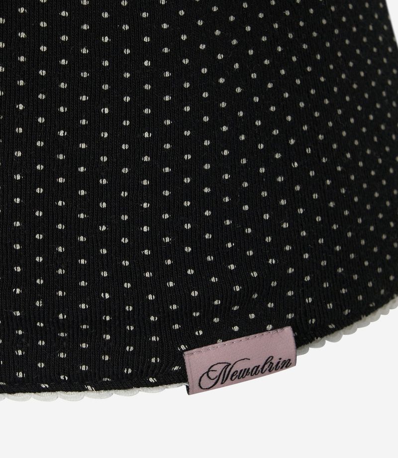 Rei Polka Dot Ribbon Scarf Blouse