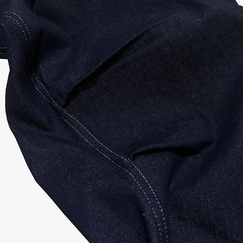 reverse Terry Pocket Denim Pants_black