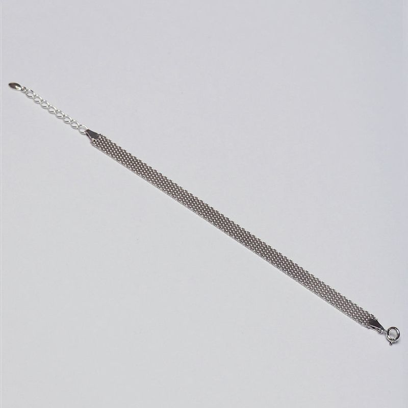 silver fabou bracelet (vermeil)