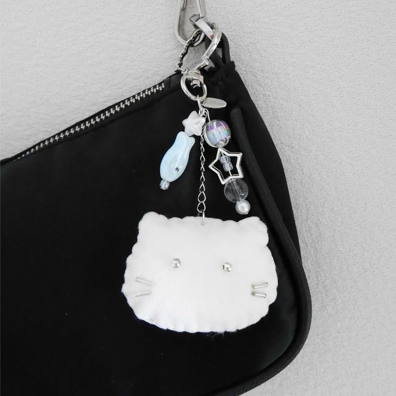 [soft keyring] seaside cat (blue)