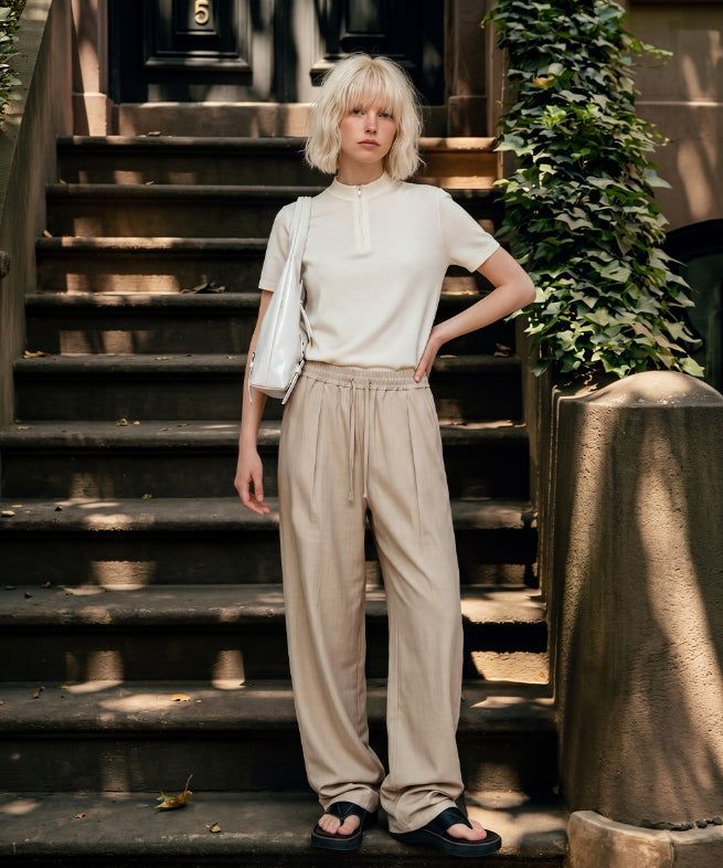 26SS★ Feder Kulnen Band Slacks