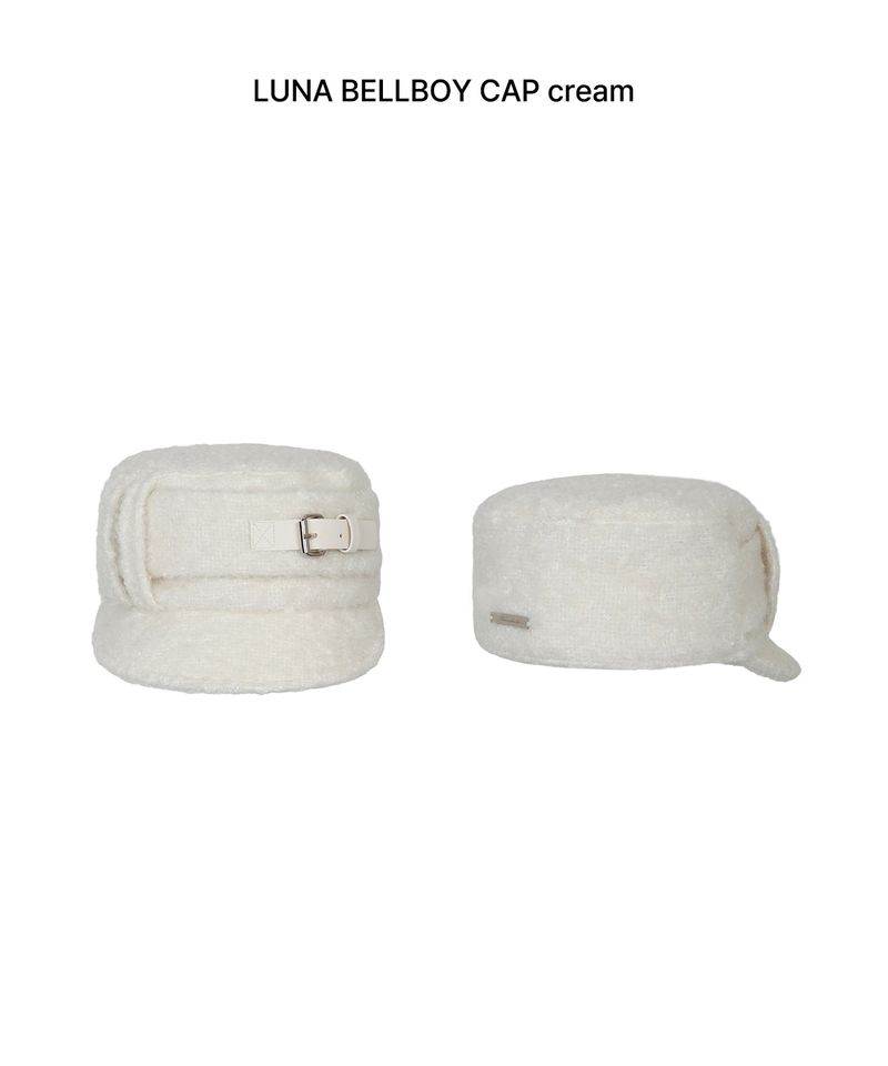 LUNA BELLBOY CAP cream