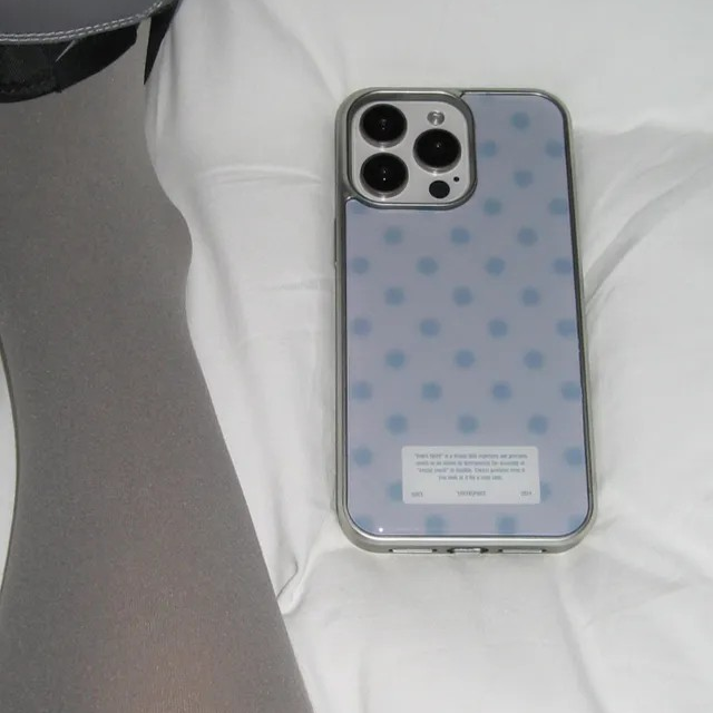 Dot ash purple gray silver case