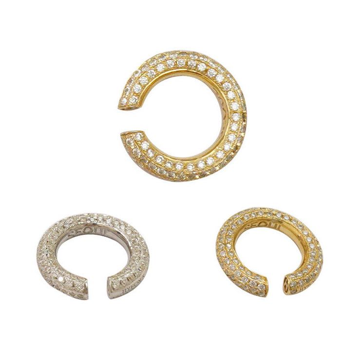 HYEON.K（ヒョンケイ）の「HYEONK CRYSTAL SEOUL EARCUFF（Accessories）」