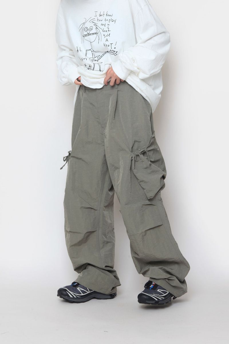Shirring Pocket Cargo Pants