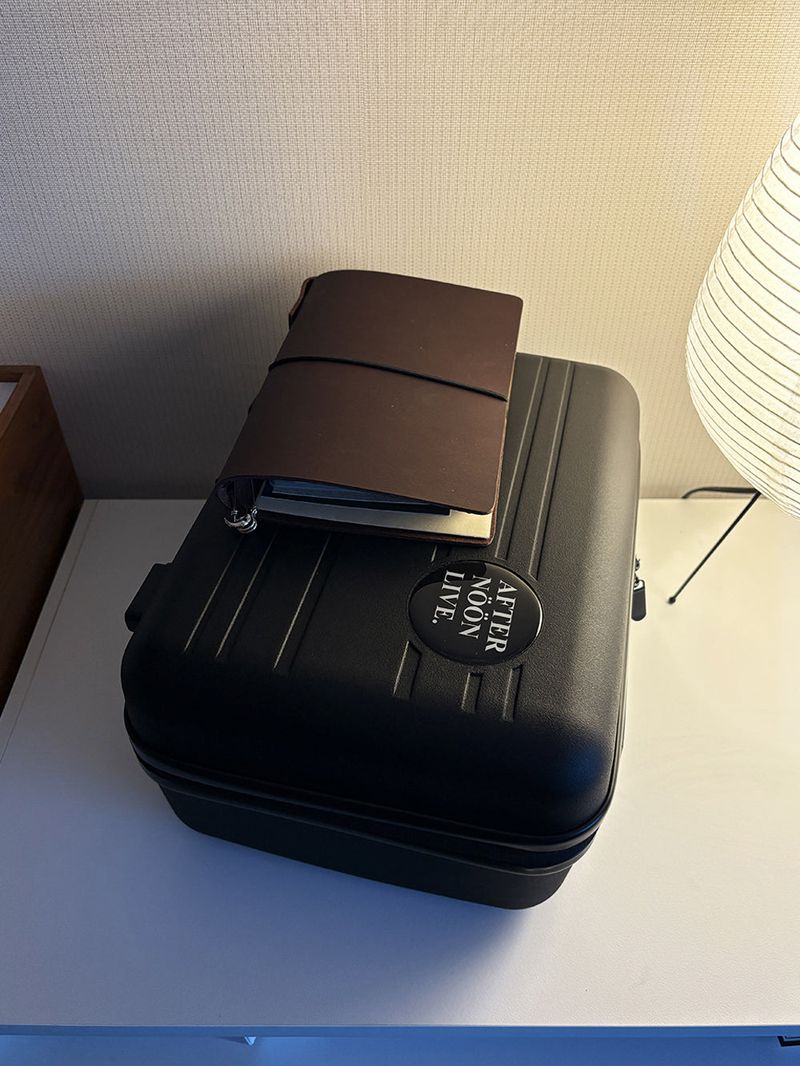  Afternoonlive mini carry-on suitcase (Black)