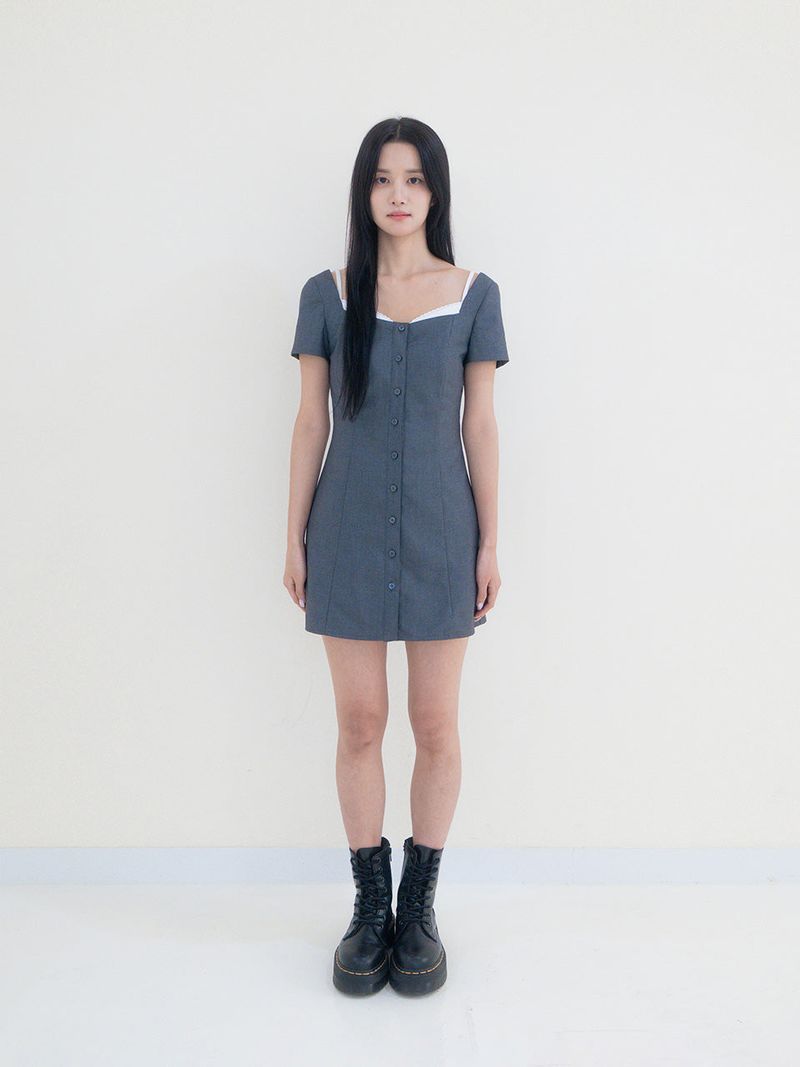 Bella dress (Gray)