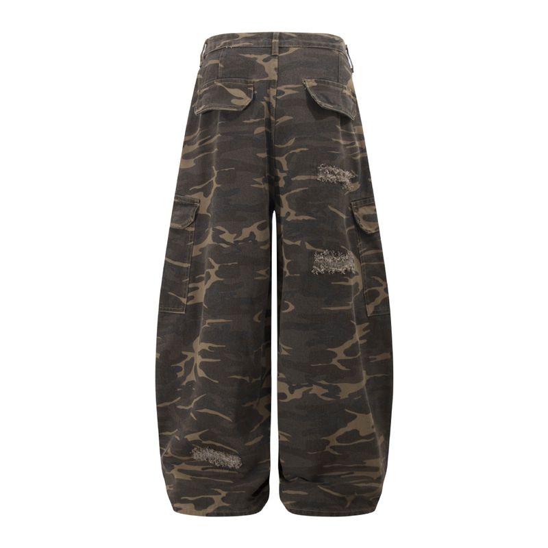 Wild Camo Flare Cargo Pants 233238565