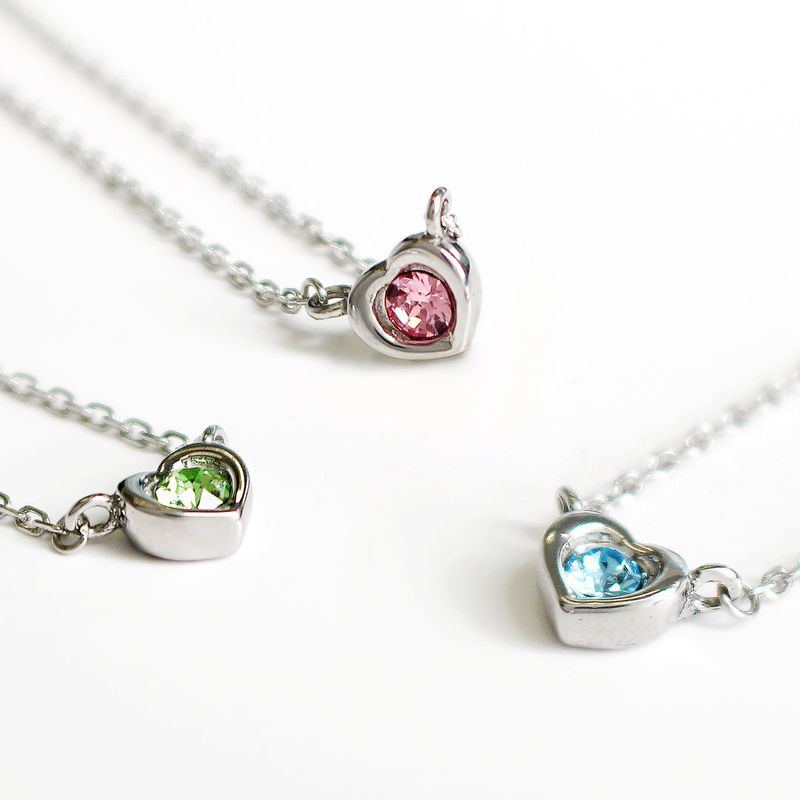 My Birthstone Necklace (12 color)