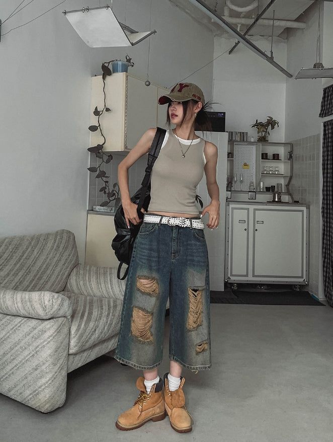 Rio Layered Ribbed Sleeveless