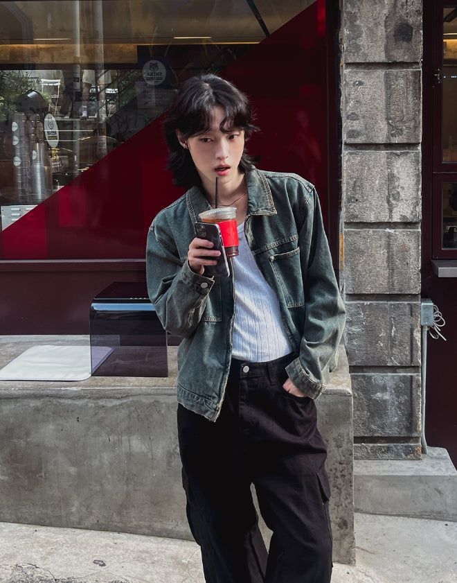 Rogers Rivet Denim Jacket