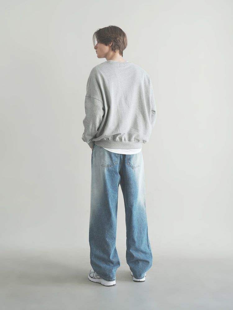 M203 SIDE WIDE DENIM PANTS