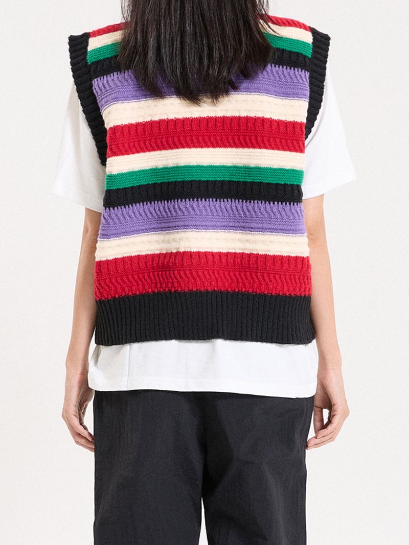 COZY STRIPE VEST