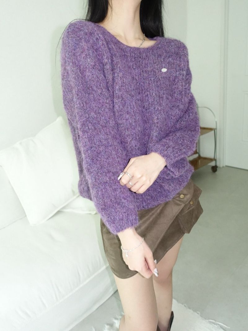 Angora Knit Sweater