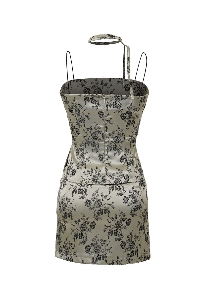 FLORAL TWO PIECE-TOP[ivory]