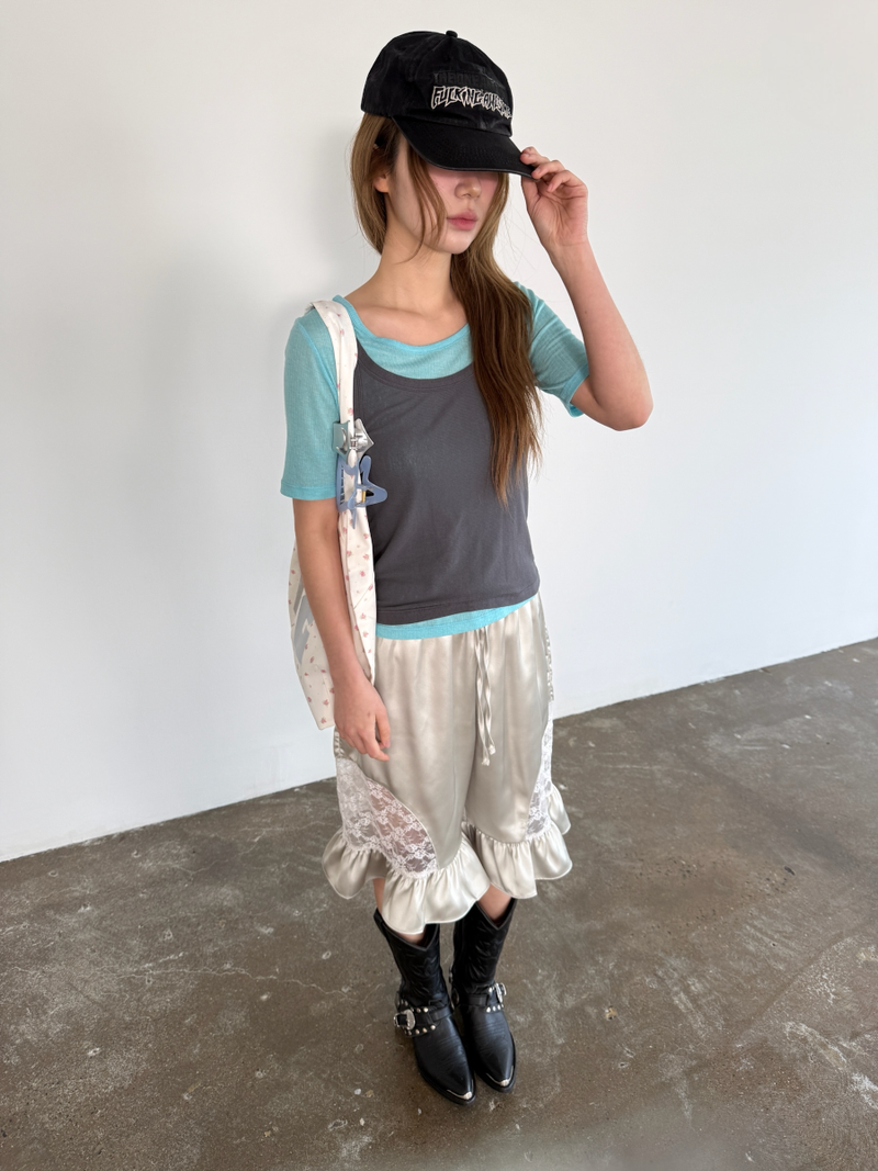 net sleeveless top