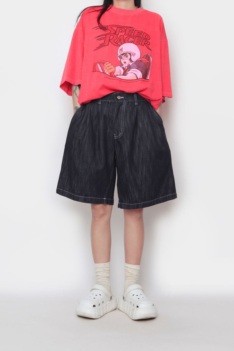 Bermuda banding half pants