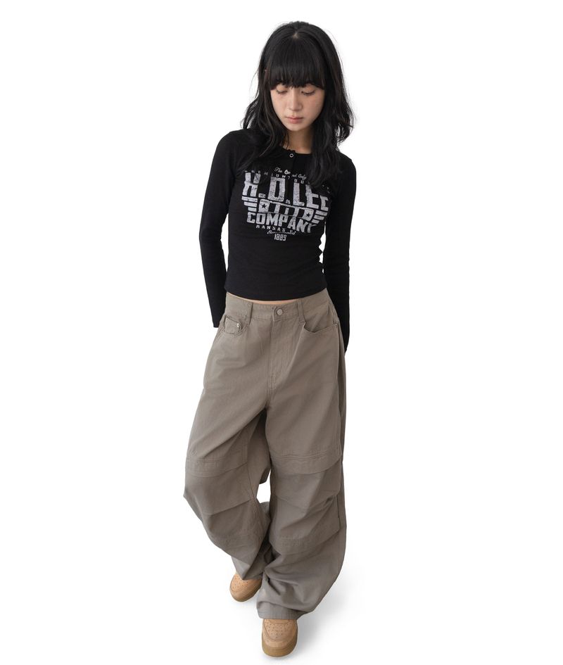Hannah Cotton Wide Work Pants