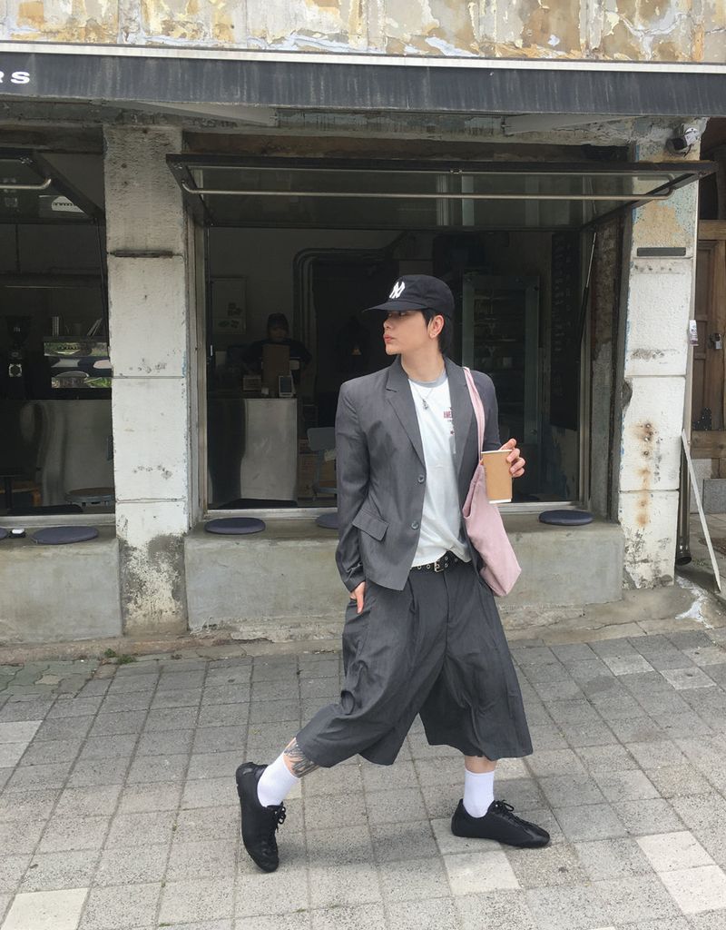 No.1741 metal bermuda SHORTS