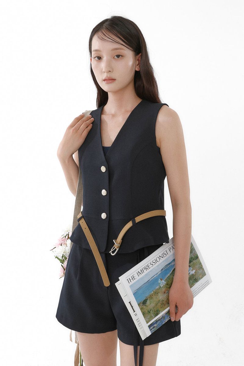 [SET-UP] TAILORED VEST SET
