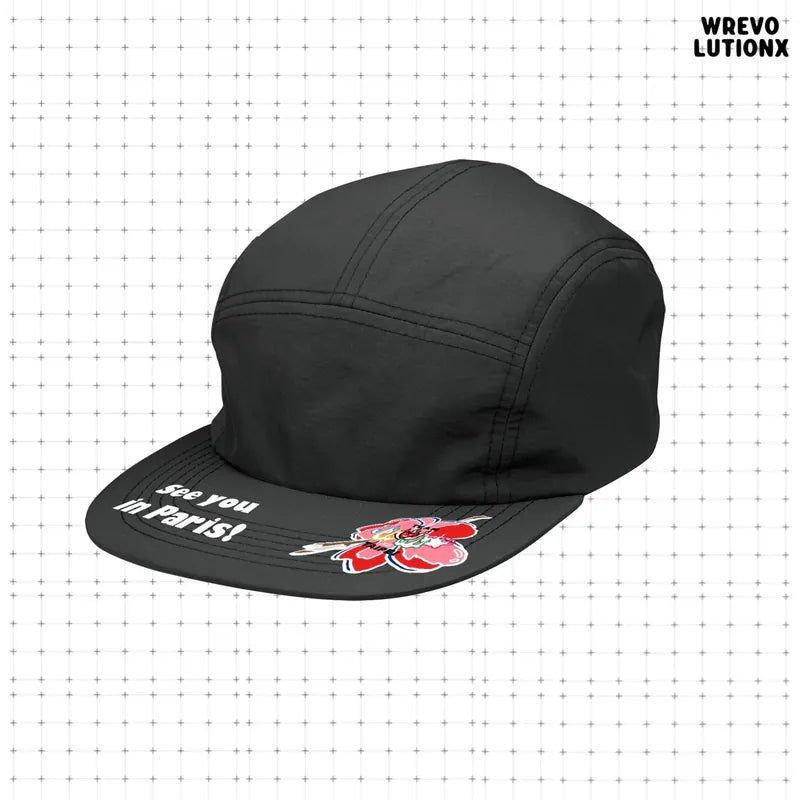 "See You in Paris"5-Panel Cap (Black)