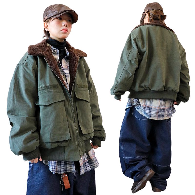 Oversized Out Pocket Wool Jumper