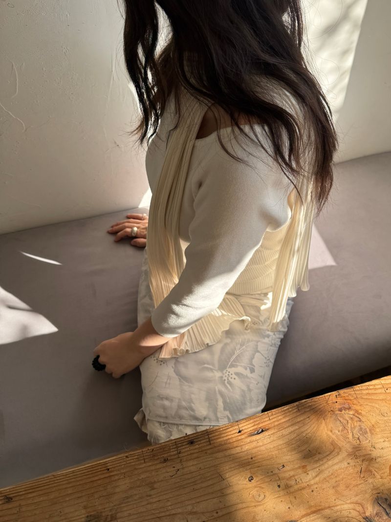 Denish Scarf - Ivory