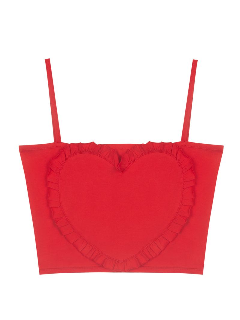 0 1 love my self crop top
