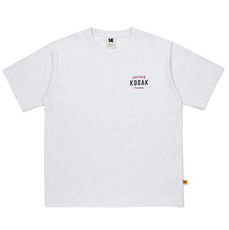 KODAK(コダック)の「Cinelounge Colorkins Short Sleeve T-shirt【WHITE MELANGE】(Tops)」