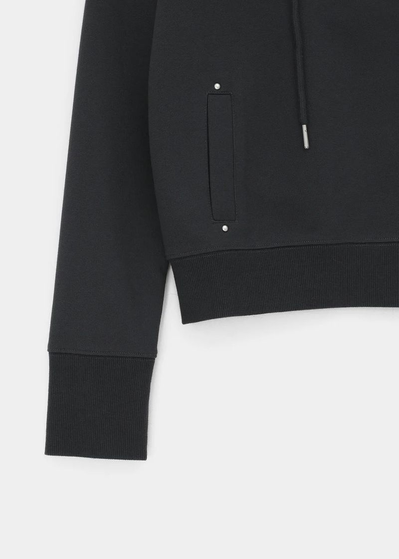 [MADE] Saniang Asymmetrical Rivet Zip-up Hoodie