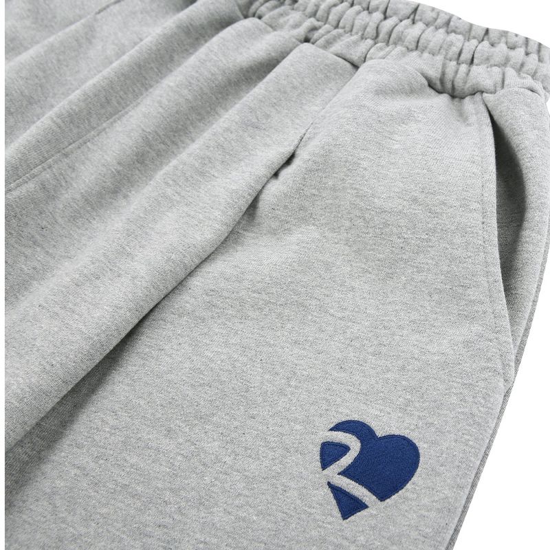 MVR HEART LOGO WIDE SWEAT PANTS GRAY