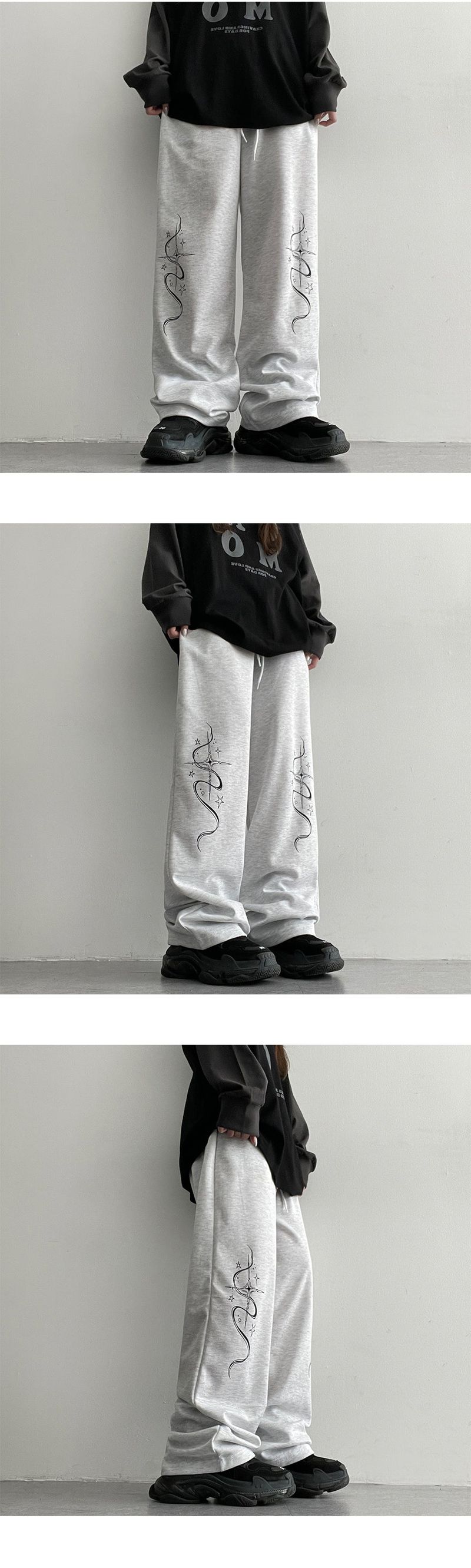 Dulton Star Wide Banding Pants (3 colors)