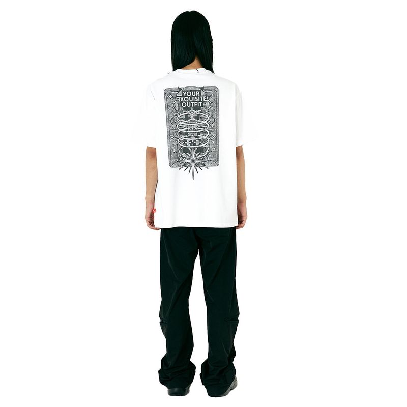 YEO（ワイイーオー）の「ホワイト オートクトンTシャツ（トップス）」