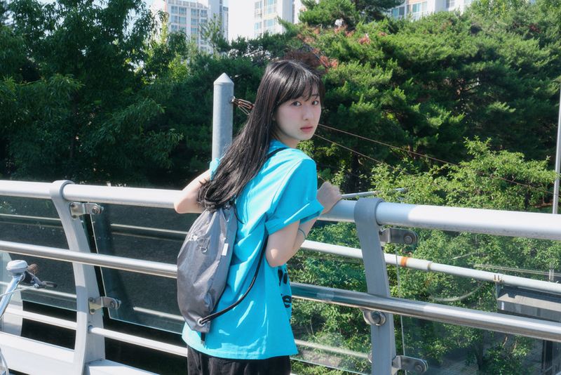 Girl string bag - Dark gray