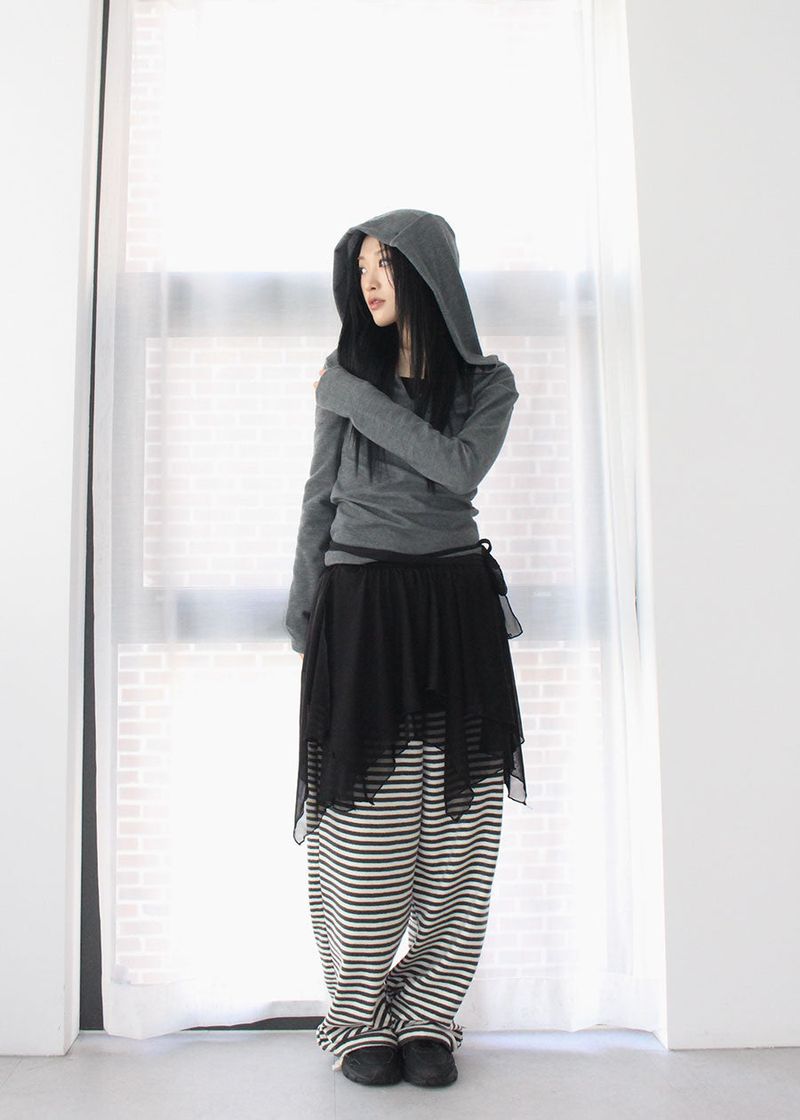 TERRY STRIPE PANTS