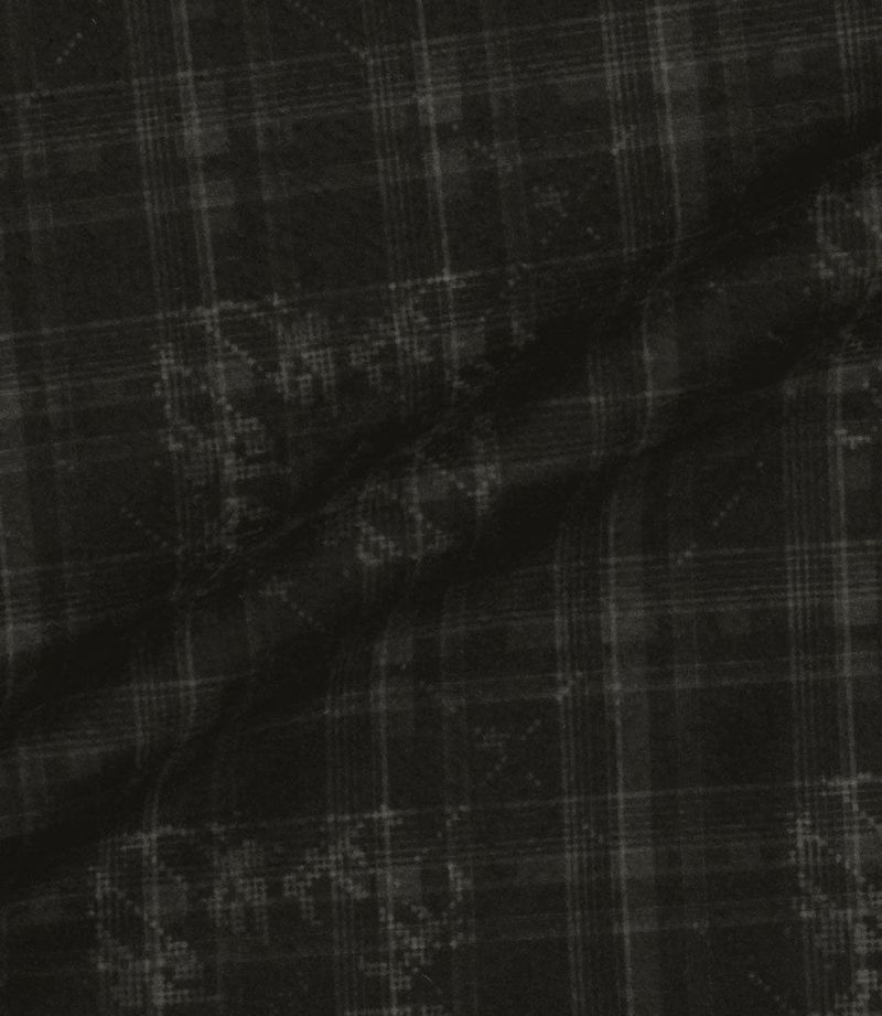 Check Sleep Jersey Pants / Black