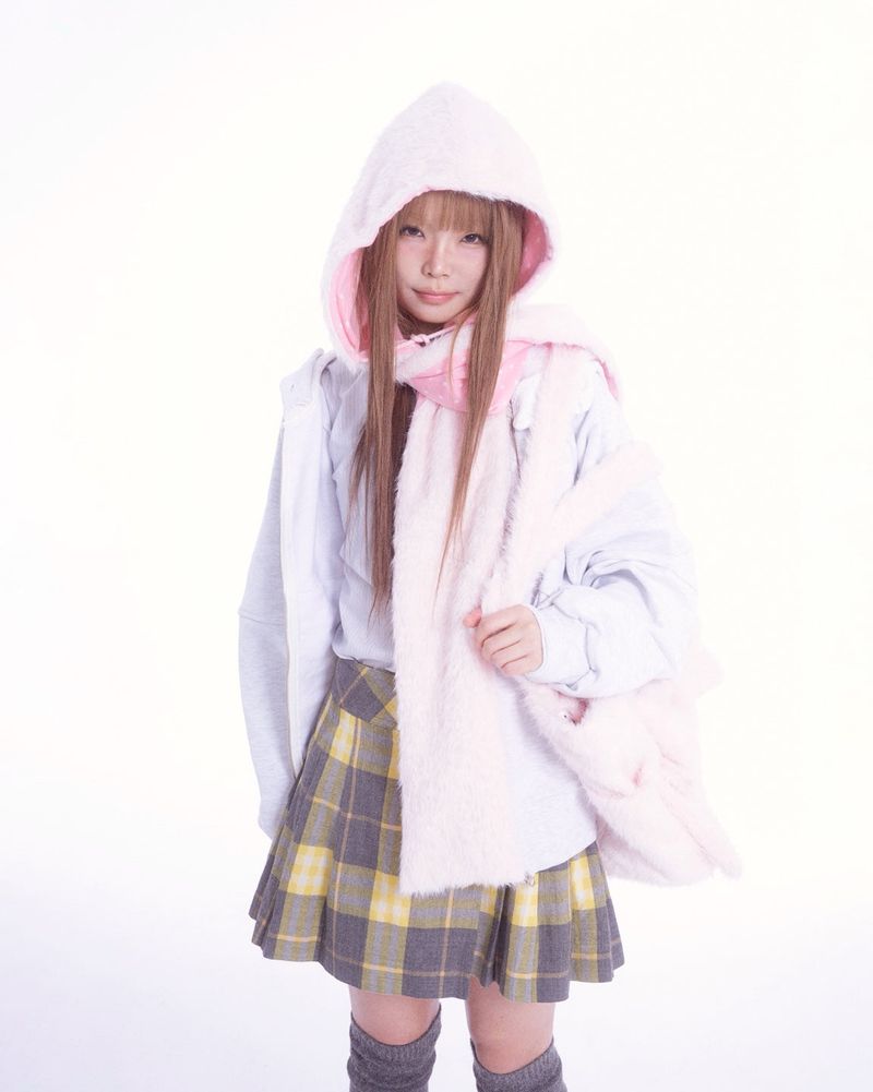 Fluffy Ribbon bag (pink)