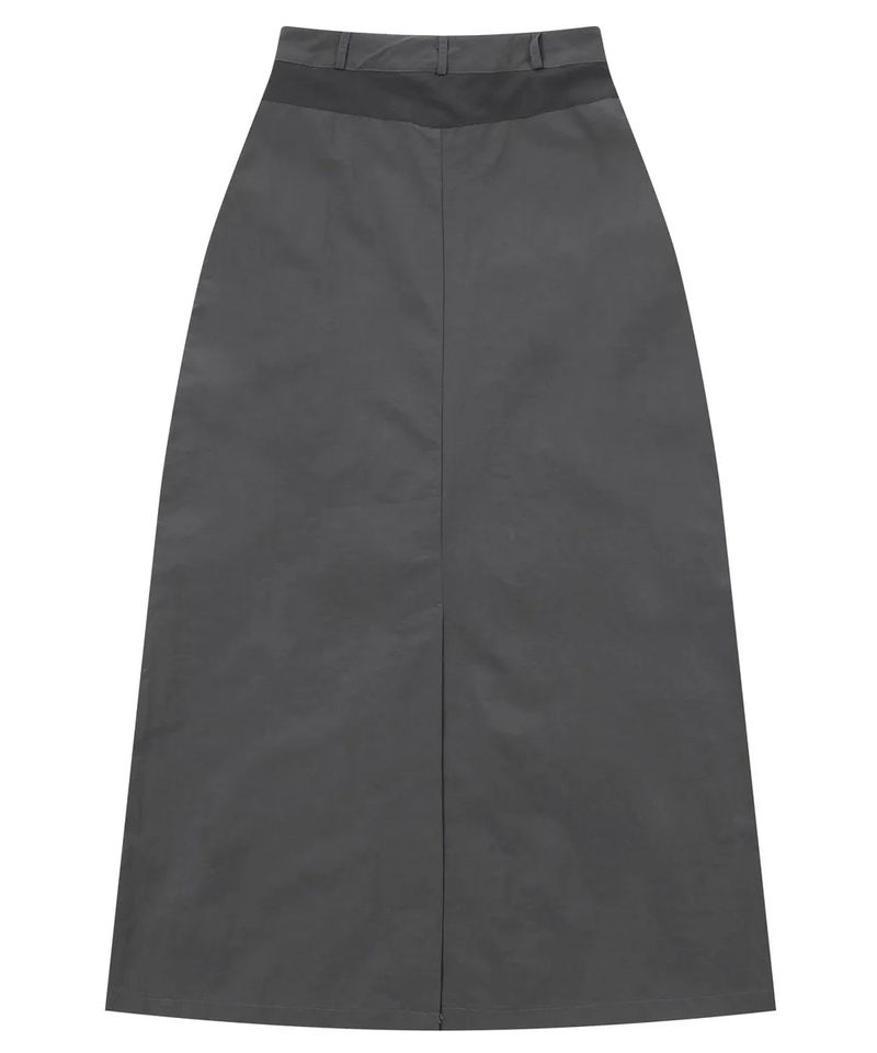 SHADE SET-UP POCKET LONG SKIRT