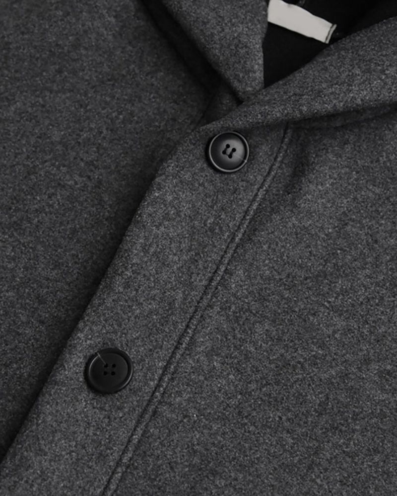 Koven Wool Hooded Coat