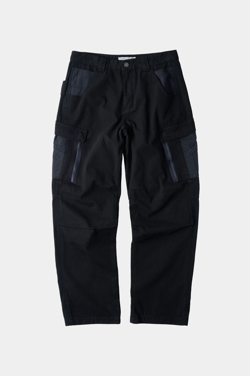 Mixed Fabric m65 Pants (Washed Navy)