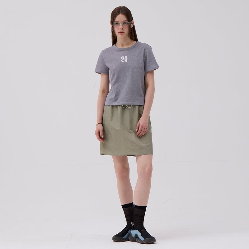 Nylon String Short Skirt_2Color