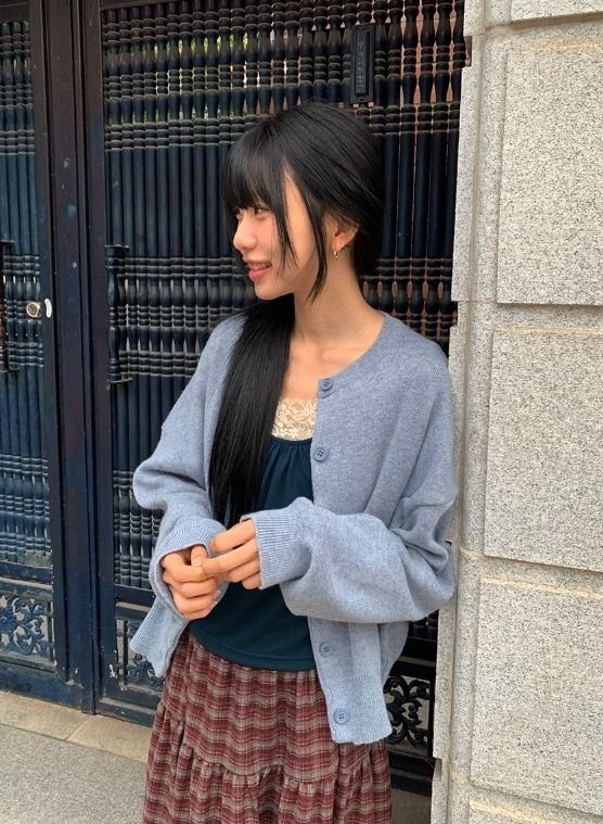 Joyse Lace Layered Shirring Long Sleeve Tee