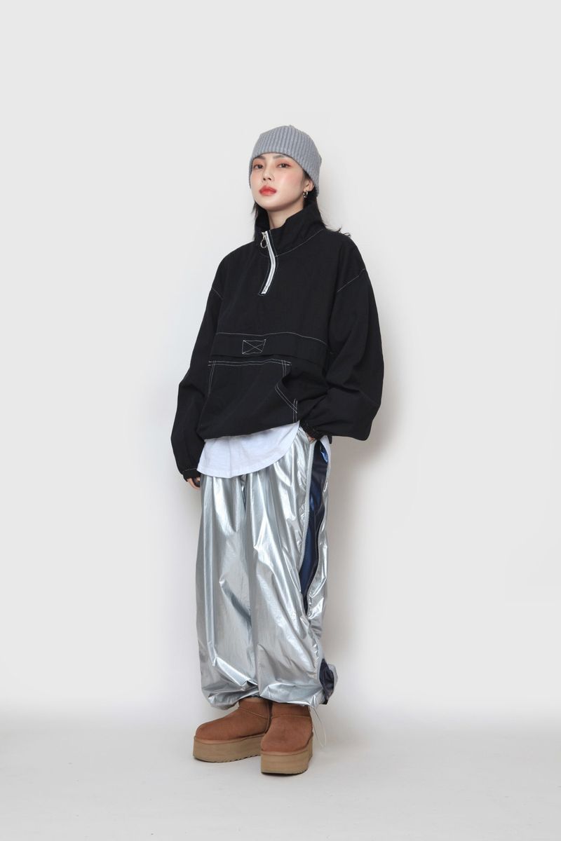 Stitch washing anorak