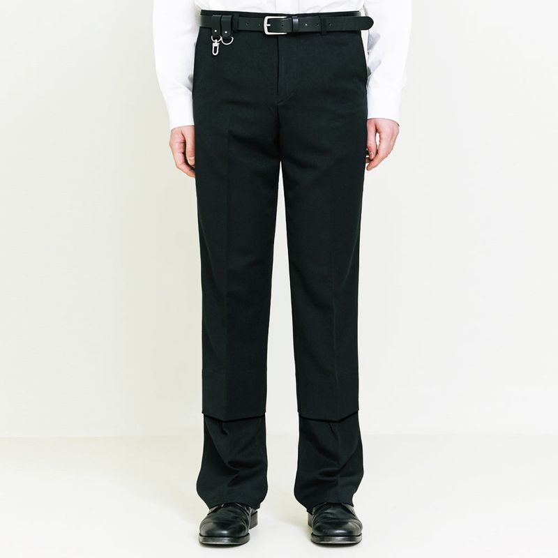 S SY(エスエスワイ)の「Double Layerd Slacks black(Pants)」
