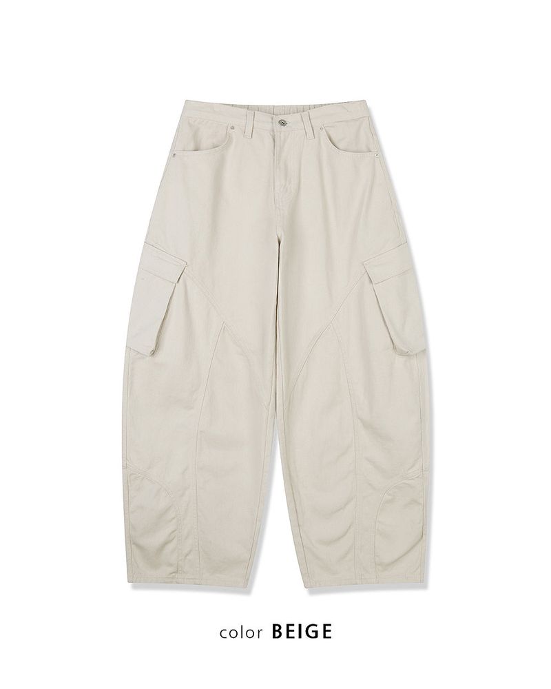 Raun Curved Cargo Wide Pants
