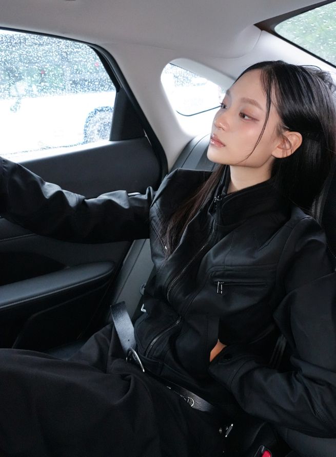 26FW★ MATTE SHIFT LOOSE LEATHER JACKET